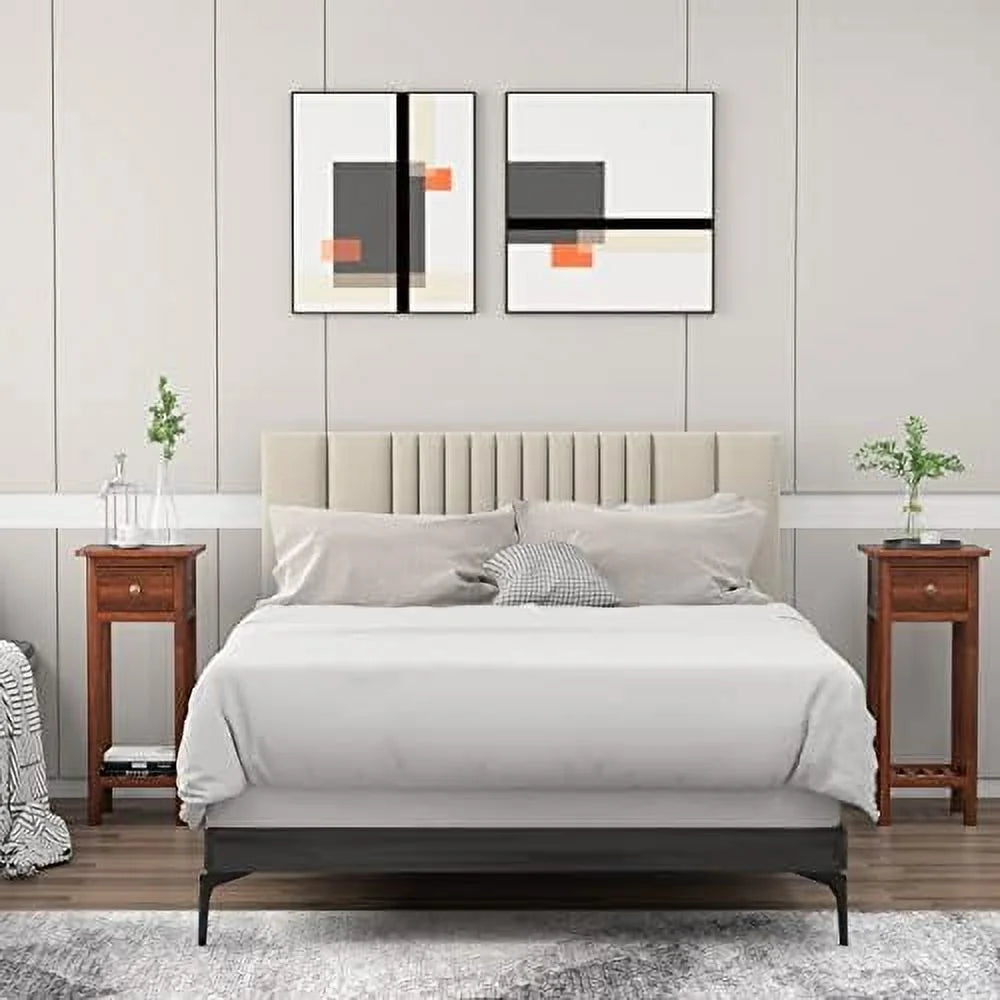 Narrow End Table Set of 2 with Drawer X7773