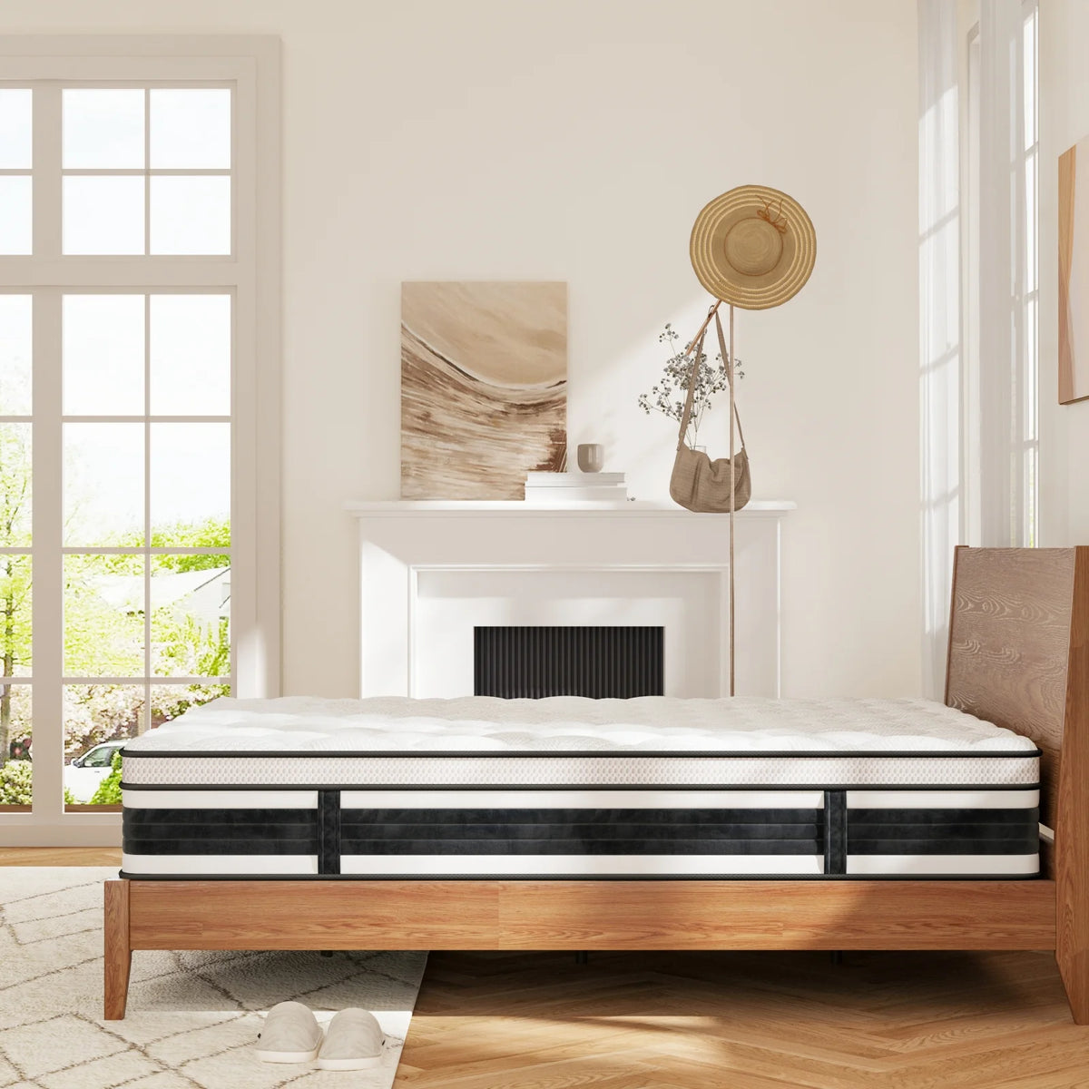 Queen Size 10 Inch Gel Memory Foam Hybrid Mattress P45207