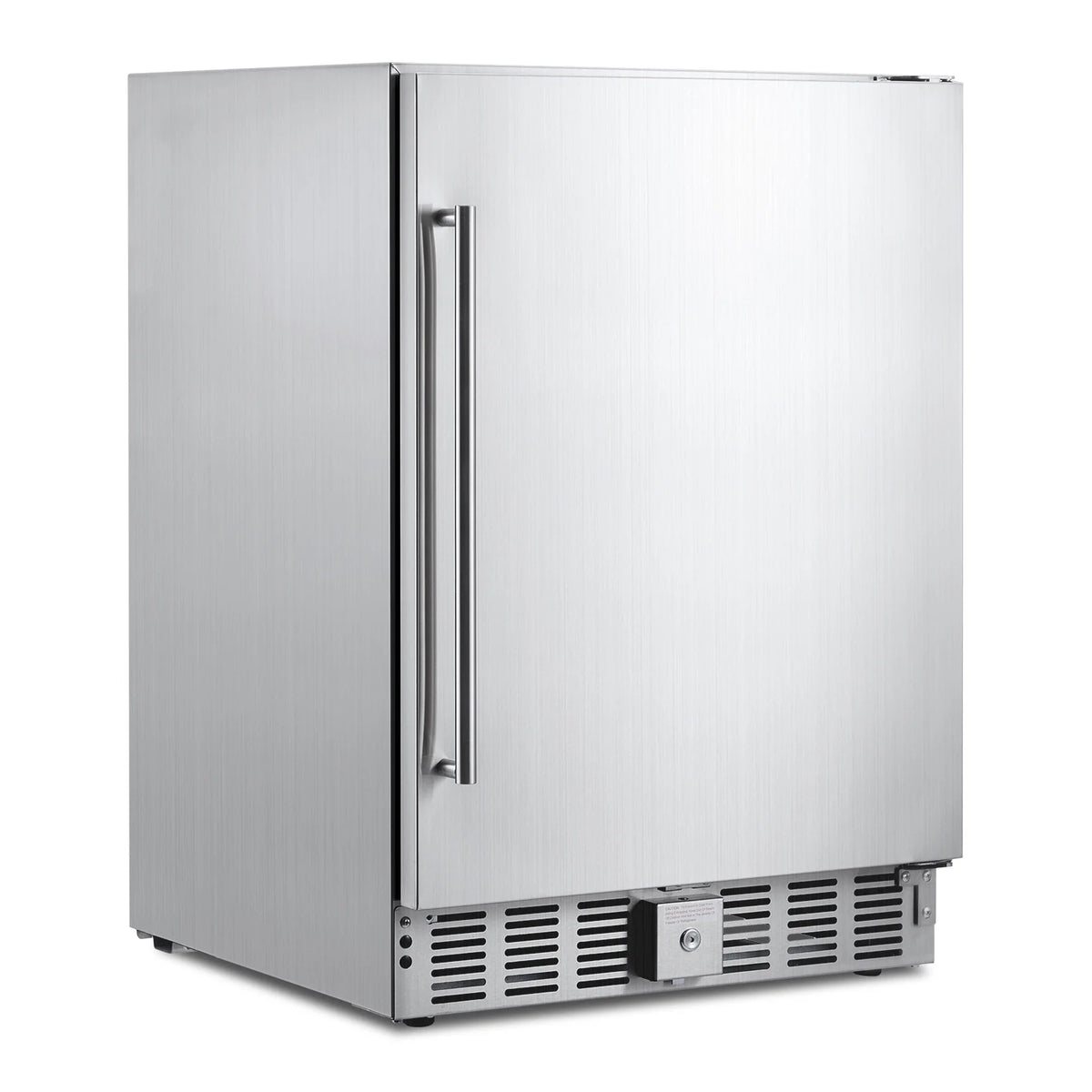 15 Inch Weather Proof Stainless Steel Beverage Refrigerator 110 Cans I784