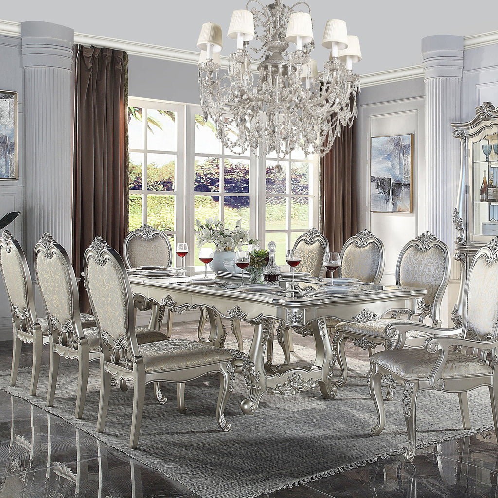 Double Pedestal Base Dining Table S404