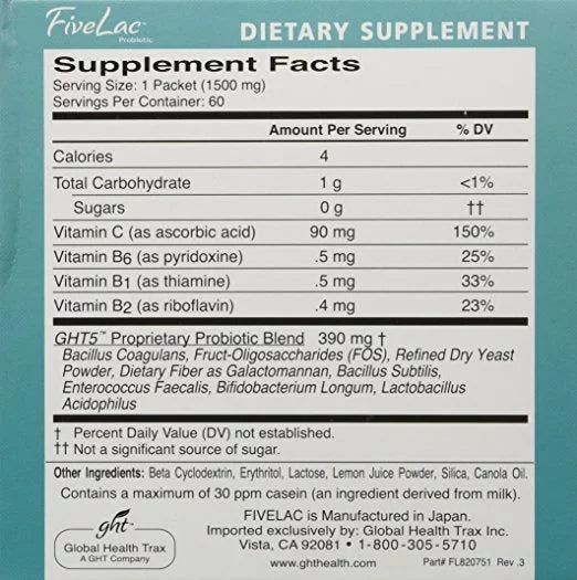 Probiotic 60 Packets E9800