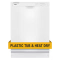 White Front Control Built-In Tall Tub Dishwasher X9828