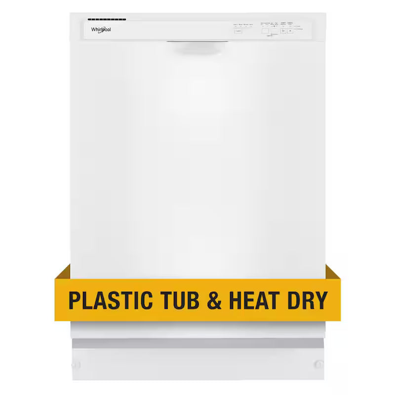 White Front Control Built-In Tall Tub Dishwasher X9828