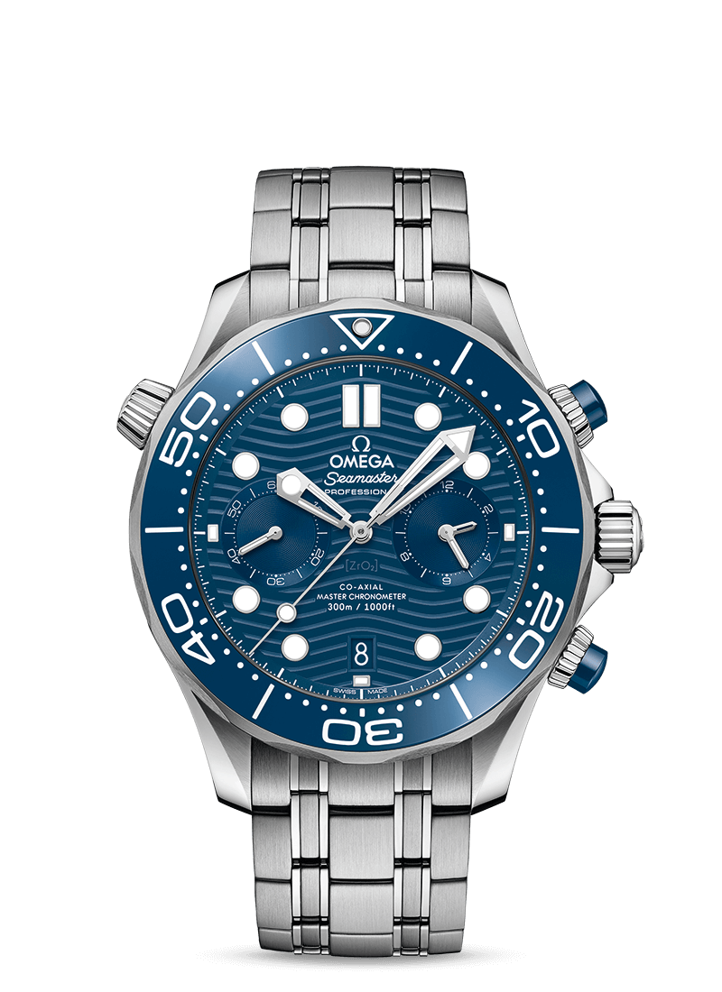 Blue 44mm Chronograph Diver A485508