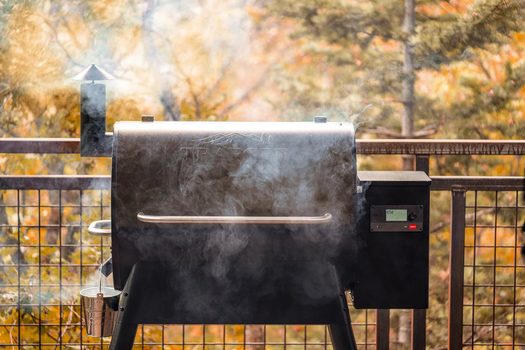 Black Wood Pellet Grill and Smoker O914257