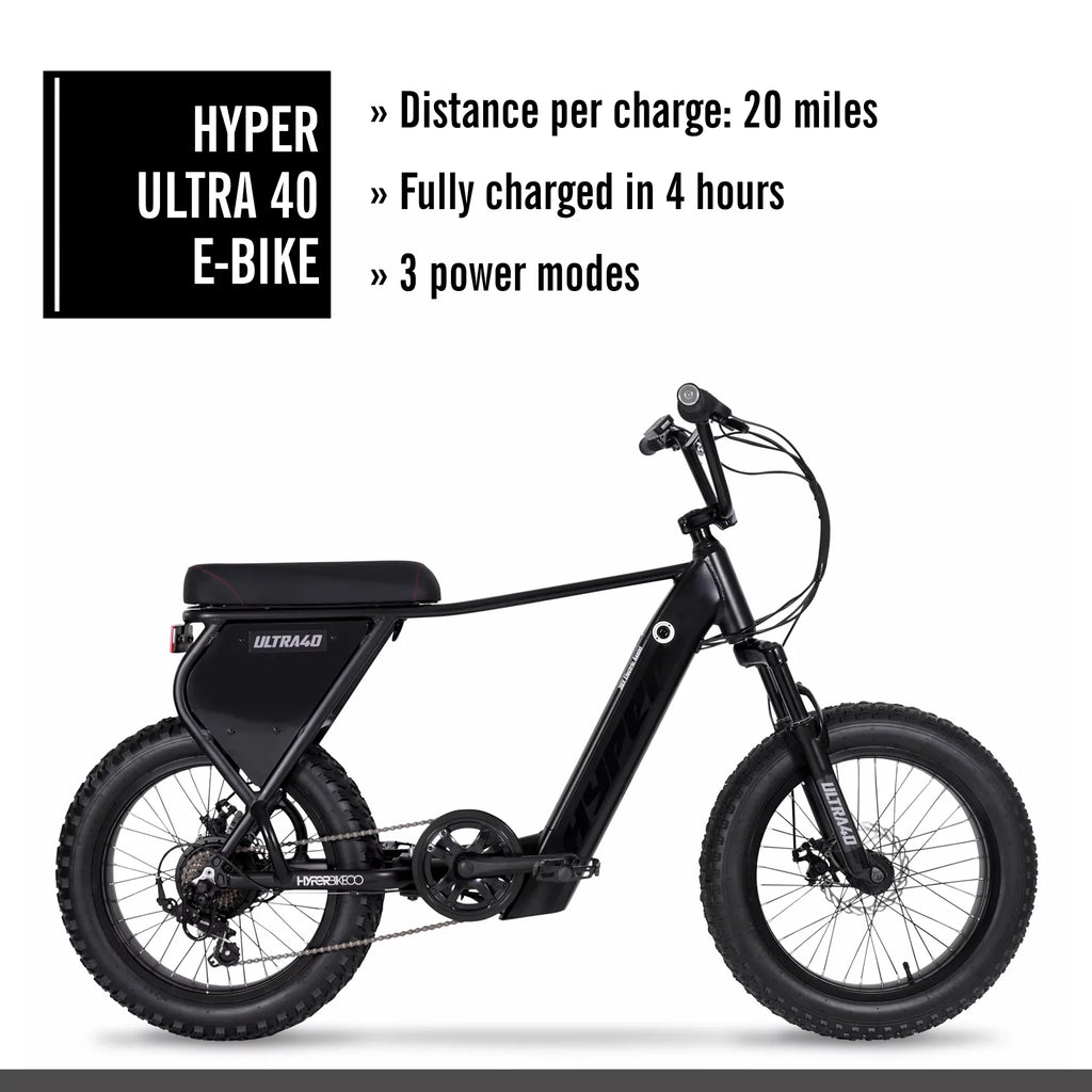 20 36V 250W Electric Bike Matte Black L4147