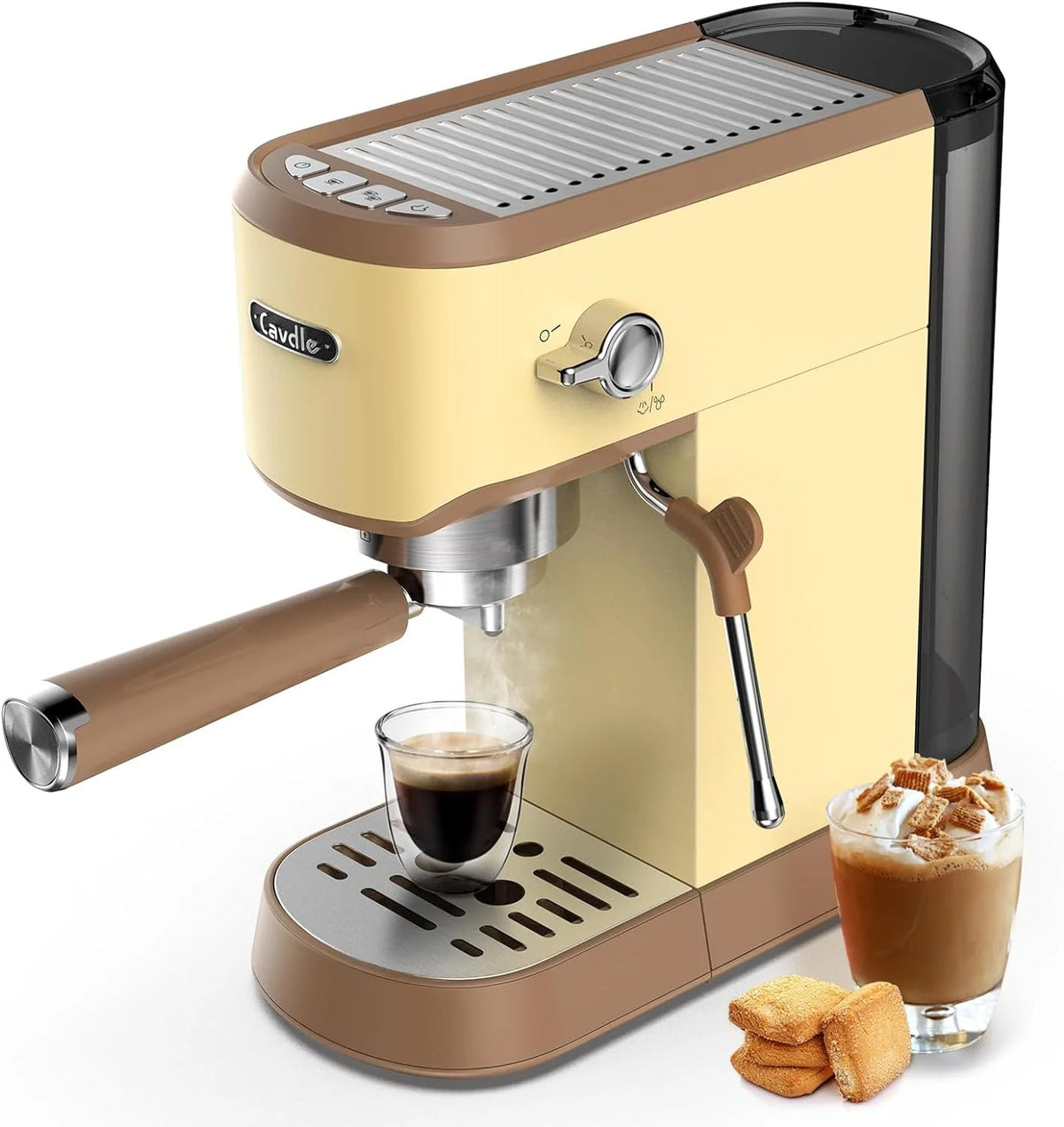 20 Bar Espresso Machine with Milk Frother Steam Wand Q71892
