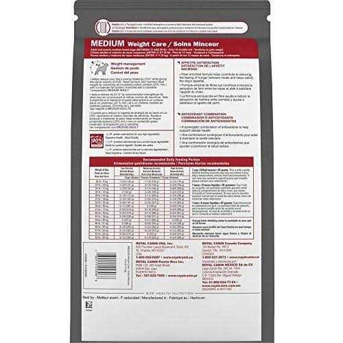 Medium Weight Care Dry Dog Food I64815