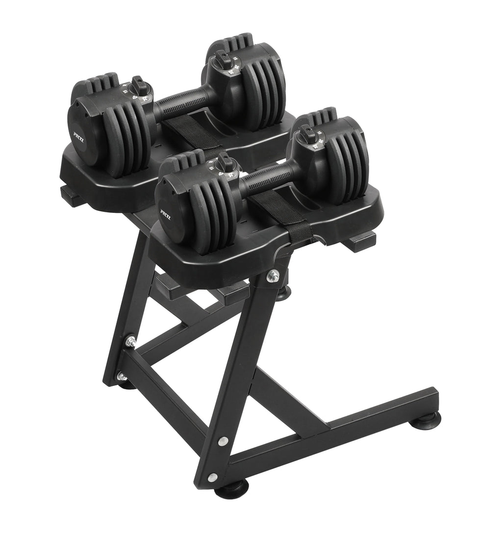 10-30lb Adjustable Dumbbell Pair with Stand W68487