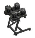 10-30lb Adjustable Dumbbell Pair with Stand W68487