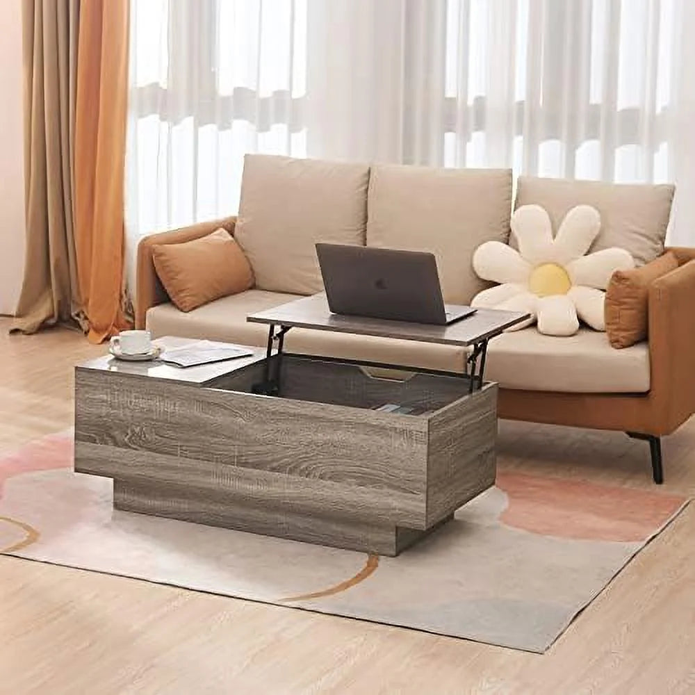 Lift Top Coffee Table with Hidden Storage J162