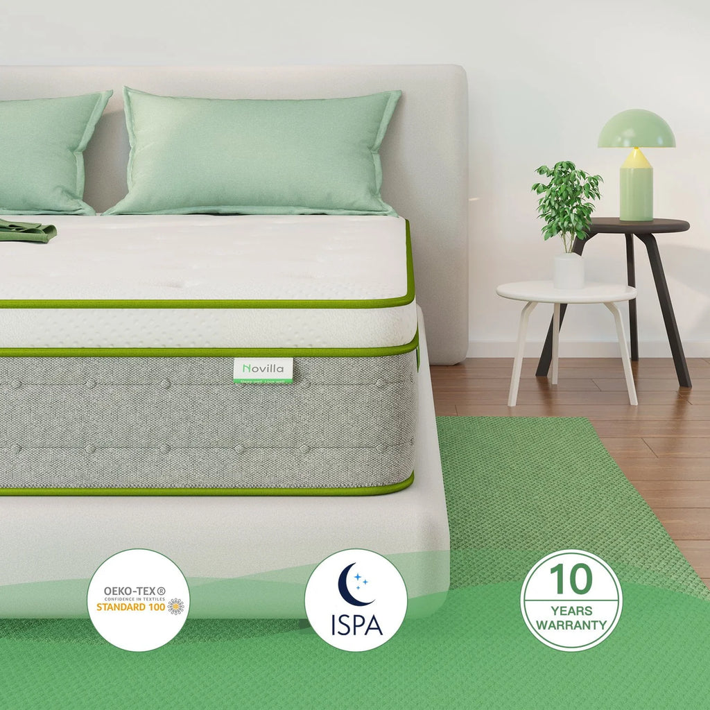 Queen Size Gel Memory Foam Hybrid Mattress O645