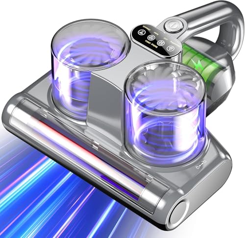 Cordless Mattress Vacuum Cleaner with 16Kpa Suction, UV-C Light, HEPA Filtration G4326