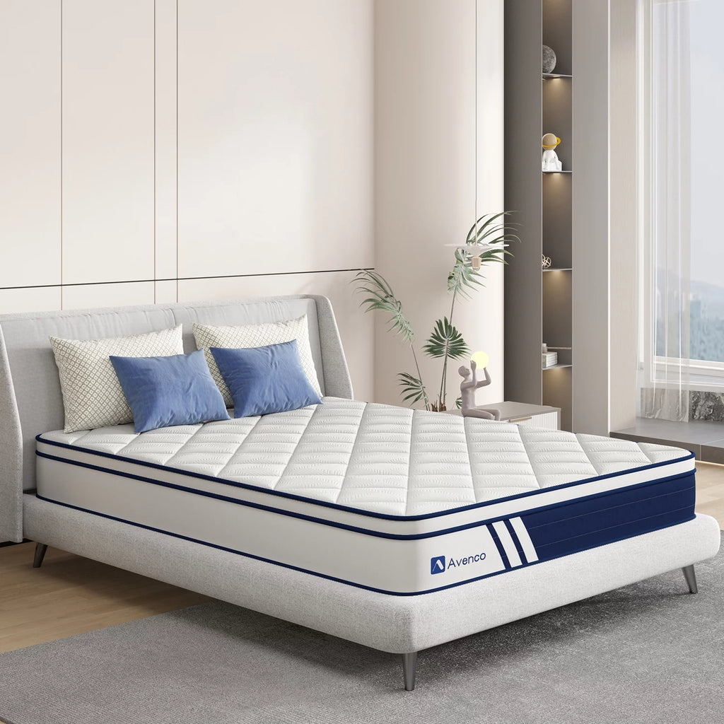 10 inch Gel Memory Foam Hybrid Mattress Queen Size C6714