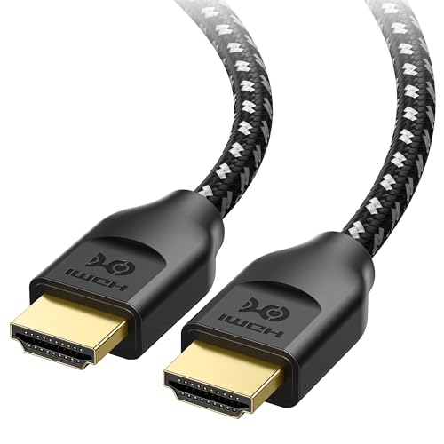 White Braided 8K HDMI Cable 13.1 ft G214475