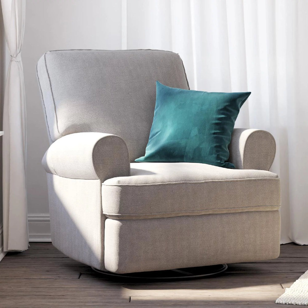 Gray Swivel Glider Recliner Chair E171041
