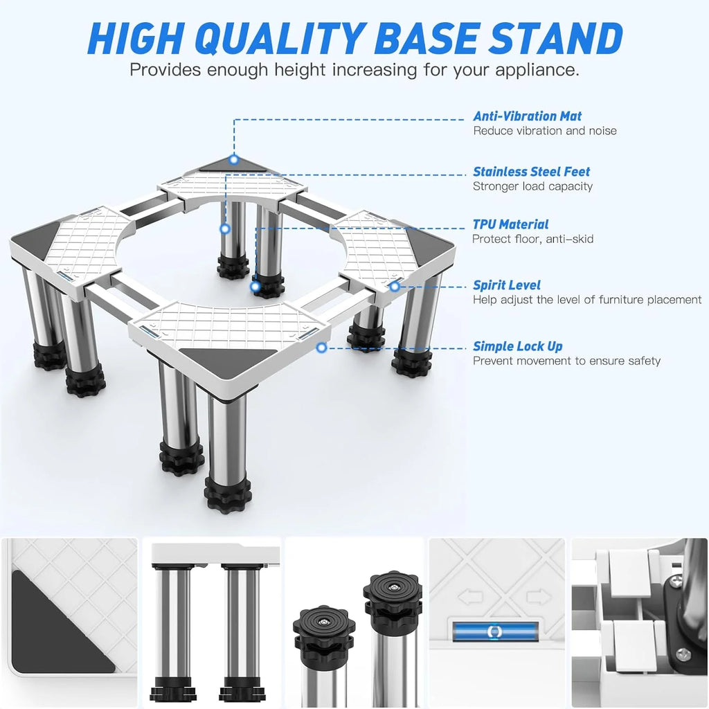 Heavy Duty 8 Stainless Steel Feet Dual Tube Stand C945461